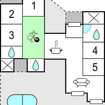 Five-bedroom Holiday In Ansager
